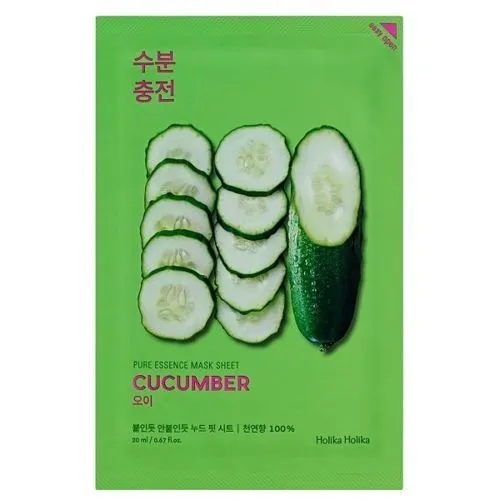 Holika Holika Pure Essence,  Cucumber, Mask Sheet (Maseczka w płacie)