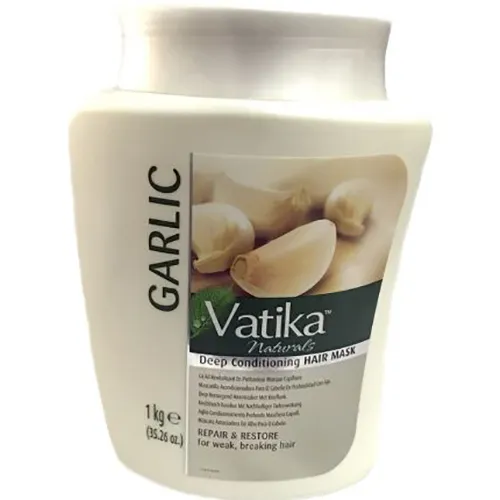 Dabur Vatika, Naturals, Garlic Deep Conditioning Hair Mask (Maska do włosów `Czosnek`) - 2