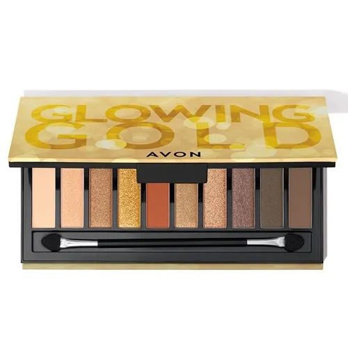 Avon Glowing Gold Eyeshadow Palette (Paleta cieni do powiek)
