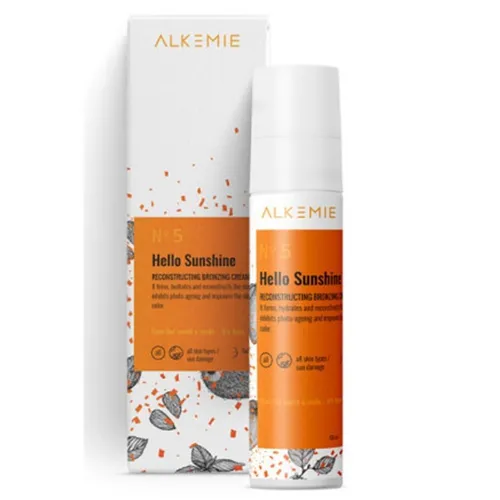 Alkmie No. 5 Hello Sunshine, Sun for Everyone Reconstructing Bronzing Cream (Krem do ciała brązujący)