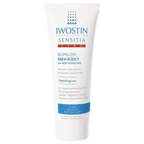 Iwostin Sensitia Zero, Bezpieczny krem kojący dla skóry nadwrażliwej (stara wersja)