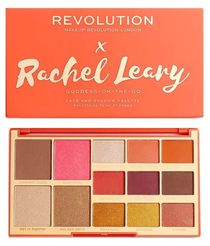 Revolution Beauty (Makeup Revolution) Makeup Revolution x Rachel Leary, Godess-on-the-go Face and Shadow Palette (Paletka do makijażu)