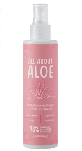 All About Aloe Kojąco-nawilżający tonik do twarzy