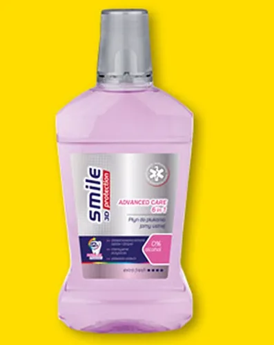 Smile 3D Protect Advanced Care 6 in 1, Mouthwash (Płyn do płukania jamy ustnej)