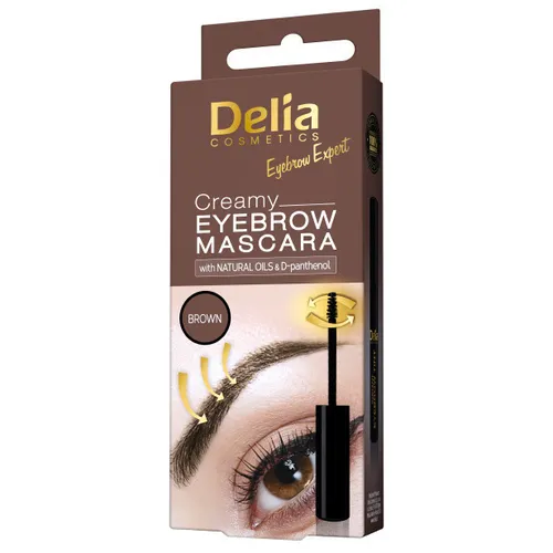 Delia Eyebrow Expert, Creamy Eyebrow Mascara (Kremowa maskara do brwi)