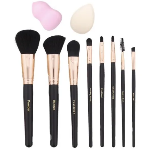 Max & More 10 PSC Cosmetic Brush Set (Zestaw pędzli do makijażu) - 2