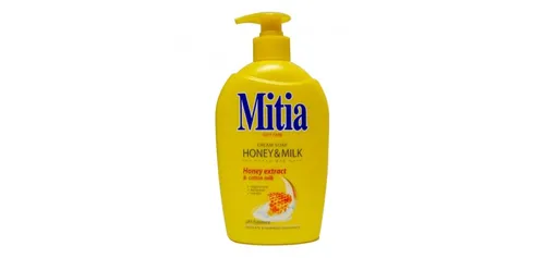 Mitia Freshness, Cream Soap Honey & Milk (Mydło w płynie z mlekiem i miodem)