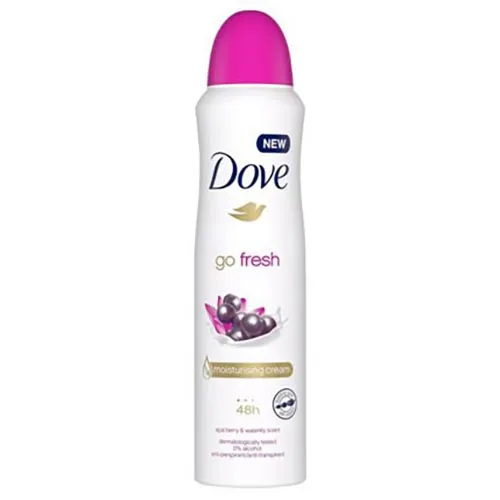 Dove Go Fresh, Antiperspirant Spray 48h (Antyperspirant w sprayu o zapachu jagód acai i lilii wodnej)