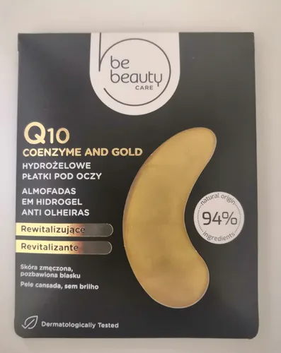 bebeauty Rewitalizujące hydrożelowe płatki pod ocz `Złoto i koenzym Q10`