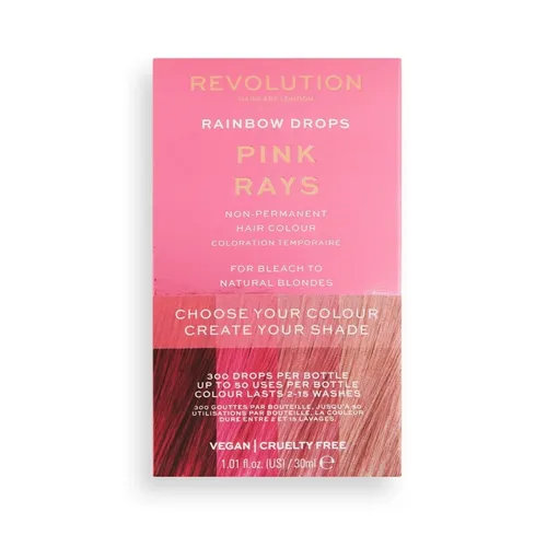 Revolution Haircare Rainbow Drops Pink Rays (Pigment koloryzujący do włosów) - 2