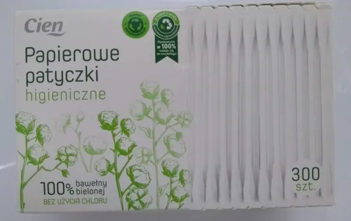 Cien Papierowe patyczki higieniczne
