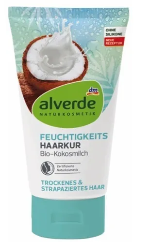 Alverde Feuchtigkeits Haarkur Bio-Kokosmilch (Odżywka - kuracja nawilżająca)