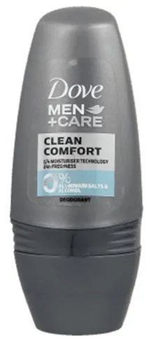 Dove Men + Care, Clean Comfort Deodorant Roll-on (Dezodorant w kulce dla mężczyzn)
