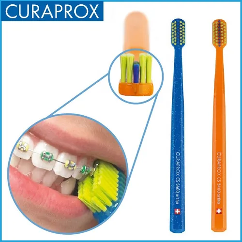 Curaprox Szczoteczka do zębów dla osób noszących aparat ortodontyczny CS 5460 Ortho - 2