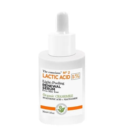 Biovene Barcelona The Conscious No 2 Lactacid Acid Light Peeling Renewal Serum (Serum złuszczająco-nawilżające z kwasem mlekowym 5%) - 1