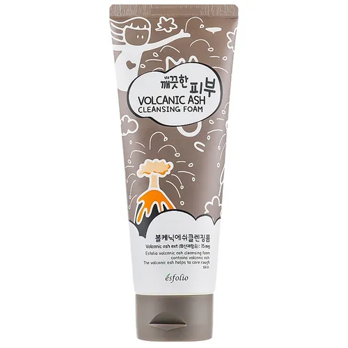 Esfolio Volcanic Ash Cleansing Foam (Pianka do twarzy wygładzająco-oczyszczająca z pyłem wulkanicznym)