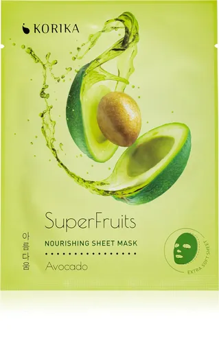 Korika SuperFruits Nourishing Sheet Mask Avocado (Odżywcza maska do twarzy)