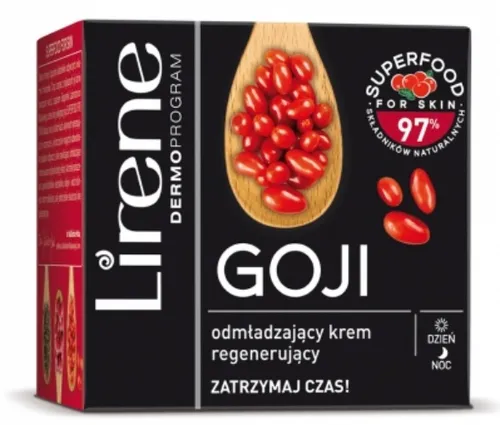 Lirene Dermoprogram Goji, Odmładzający krem regenerujący
