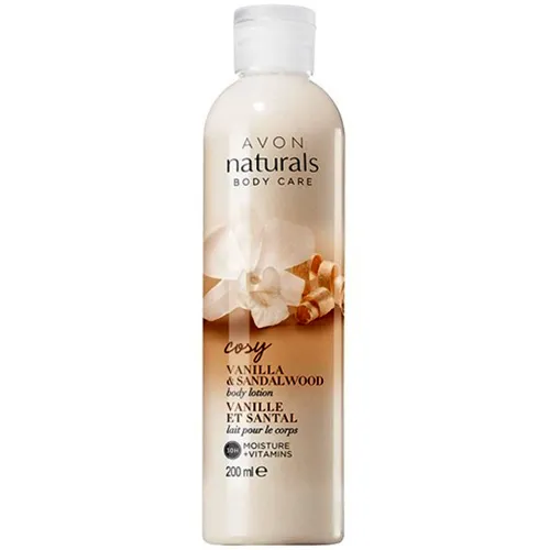 Avon Naturals, Vanilla & Sandalwood  Body Lotion (Balsam do ciała `Wanilia i Drzewo sandałowe`)