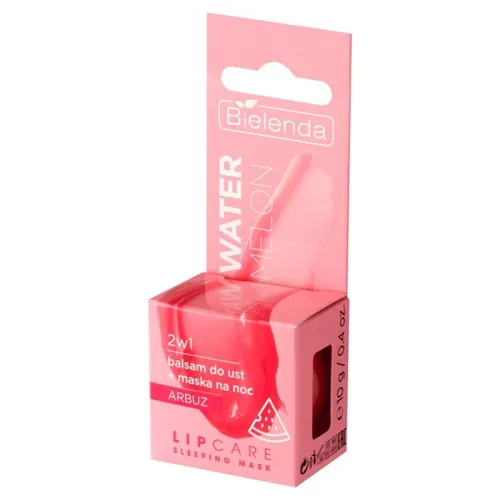 Bielenda Lip Care Sleeping Mask, 2w1 Balsam do ust + maska na noc `Arbuz`