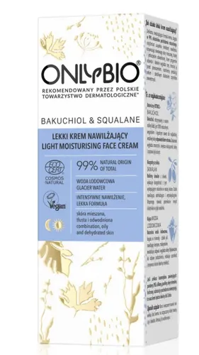 OnlyBio Bakuchiol & Skwalan, Lekki krem nawilżający - 2