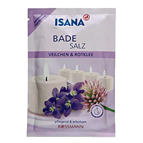 Isana Badesalz Veilchen & Rotklee (Sól do kąpieli `Fiołek i koniczyna czerwona`)