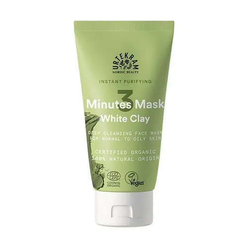 Urtekram 3 Minutes Mask White Clay (Maska z białą glinką)