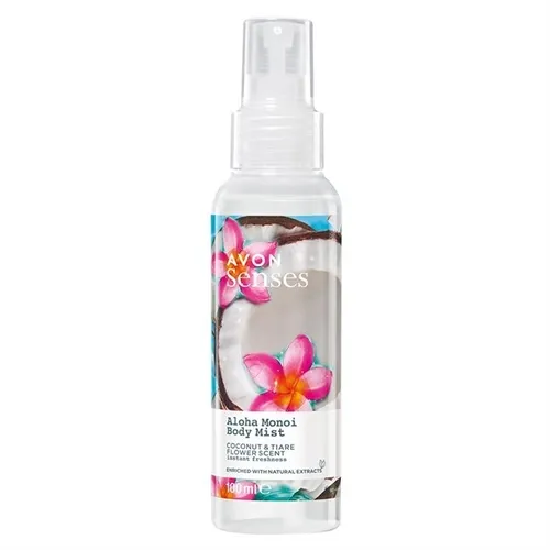 Avon Senses [Naturals], Aloha Monoi, Coconut & Tiare Flower Scented Spritz (Mgiełka do ciała `Kokos i tahitański kwiat tiare`) - 1