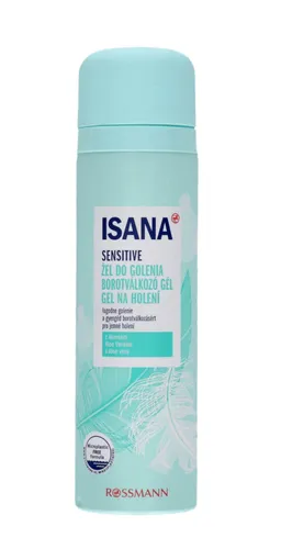 Isana Sensitive, Żel do golenia z aloesem do skóry wrażliwej (nowa wersja) - 1