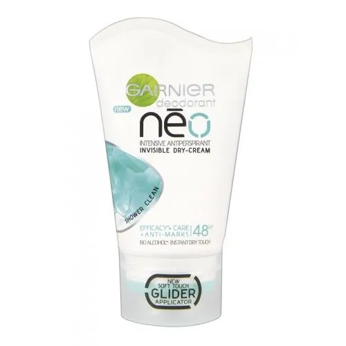 Garnier Deodorant, NEO, Shower Clean (Intensywny antyperspirant niewidoczny suchy kremie)