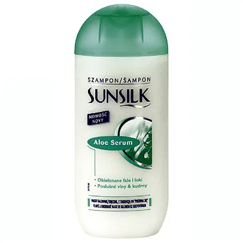 Sunsilk Aloe Serum, Szampon do włosów kręconych z tendencja do puszenia się