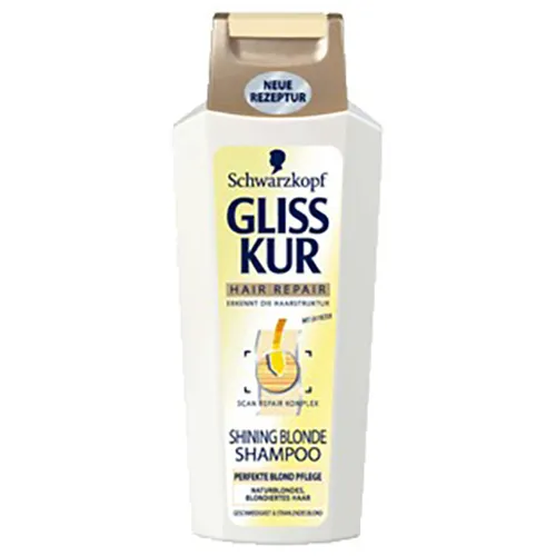 Schwarzkopf Gliss Świetlisty Blond, Szampon do włosów blond naturalnych i farbowanych