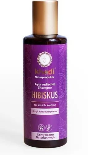 Khadi Ayurvedisches Shampoo Hibiskus (Delikatny szampon z hibiskusem)