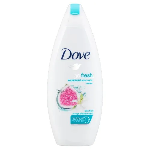 Dove Go Fresh Restore, Odżywczy żel pod prysznic `Figa i kwiat pomarańczy`