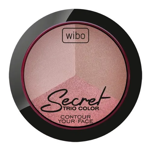 Wibo Secret Trio Color (Zestaw trzech wypiekanych pudrów do konturowania twarzy)