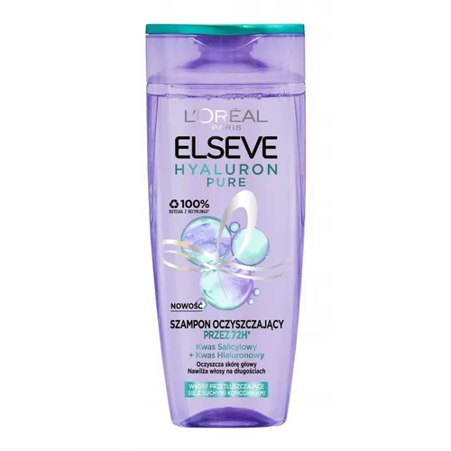 L'Oreal Paris Elseve, Hyaluron Pure, Szampon oczyszczający