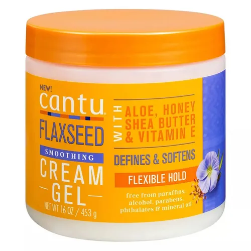 Cantu Flaxseed, Smoothing Cream Gel (Kremowy żel do stylizacji włosów kręconych)