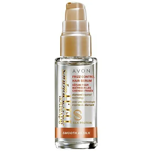 Avon Advance Techniques, Smooth as Silk Frizz Control Hair Serum (Kuracja - serum do włosów `Gładkość jedwabiu`)