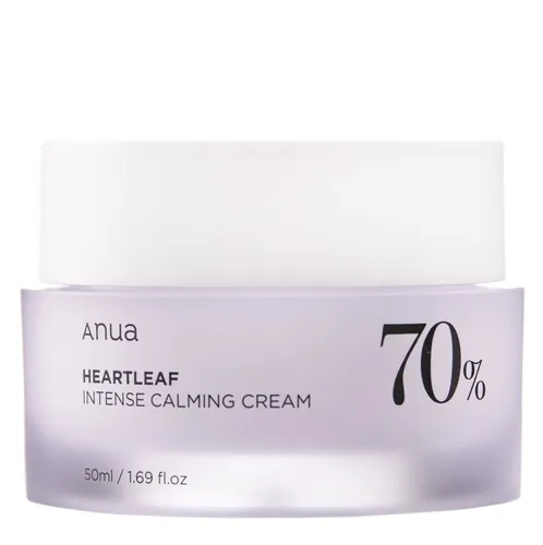 Anua Heartleaf 70% Intense Calming Cream (Kojący krem do twarzy z ekstrakem z pstrolistki)
