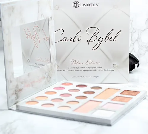 BH Cosmetics Carli Bybel Deluxe Edition, 21 Color Eyeshadow & Highlighter Palette (Paleta cieni i rozświetlaczy) - 2