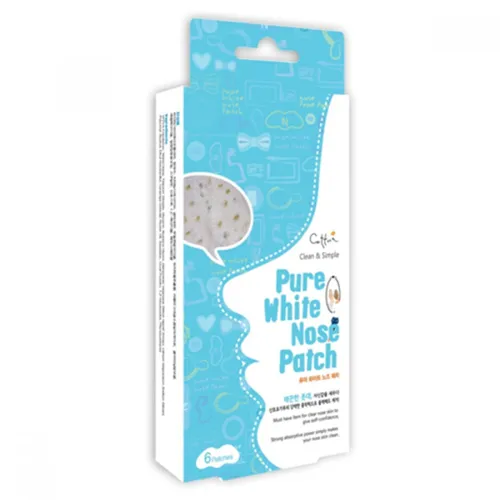 Cettua Clean & Simple, Pure White Nose Strip 'white hazel' (Oczyszczające paski na nos z oczarem)