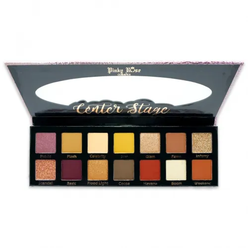 Pinky Rose Cosmetics Center Stage Eyeshadow Palette (Paleta 14 cieni do powiek) - 1