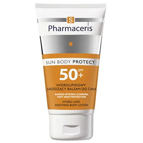 Pharmaceris S, Sun Body Protect, Hydrolipidowy łagodzący balsam ochronny do ciała SPF 50+