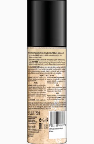 Bielenda Make-up Academie Magic Water Nude Glass Skin (Opalizująca mgiełka 3 w 1) - 2