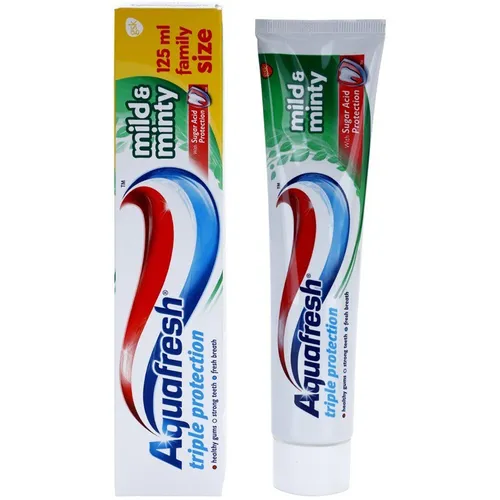 Aquafresh Triple Protection,Mild & Minty Toothpaste (Pasta do zębów  o łagodnym smaku `Potrójna ochrona`)