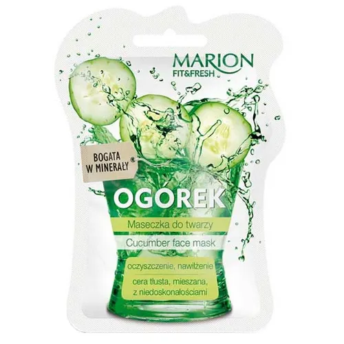 Marion Fit & Fresh Cucumber Face Mask (Maseczka do twarzy 'Ogórek')