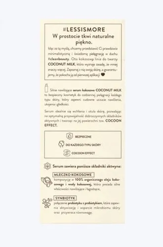 Bielenda Coconut Milk, Silnie nawilżajace serum kokosowe - 3