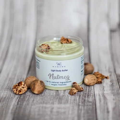 Mawawo Natural Cosmetics Lekkie masło do ciała `Gałka muszkatołowa`