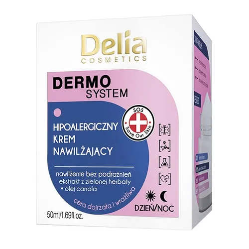 Delia Dermo System, Hipoalergiczny krem nawilżający