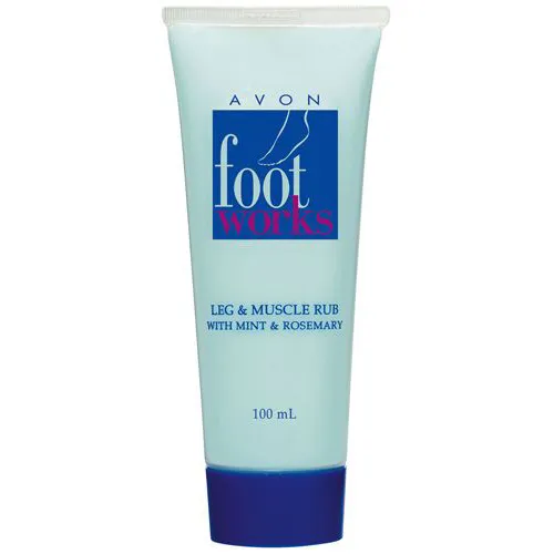Avon Foot Works, Leg & Muscle Rub with Mint & Rosemary (Balsam do nóg z rozmarynem i miętą)